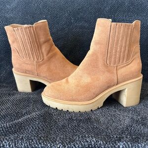 Target Boots Faux Suede Size 9